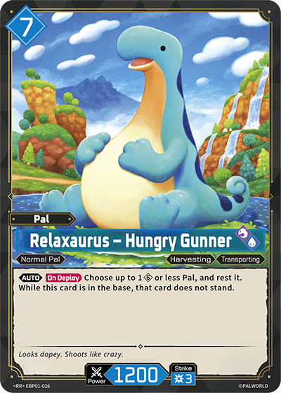Relaxaurus - Hungry Gunner (RR)
