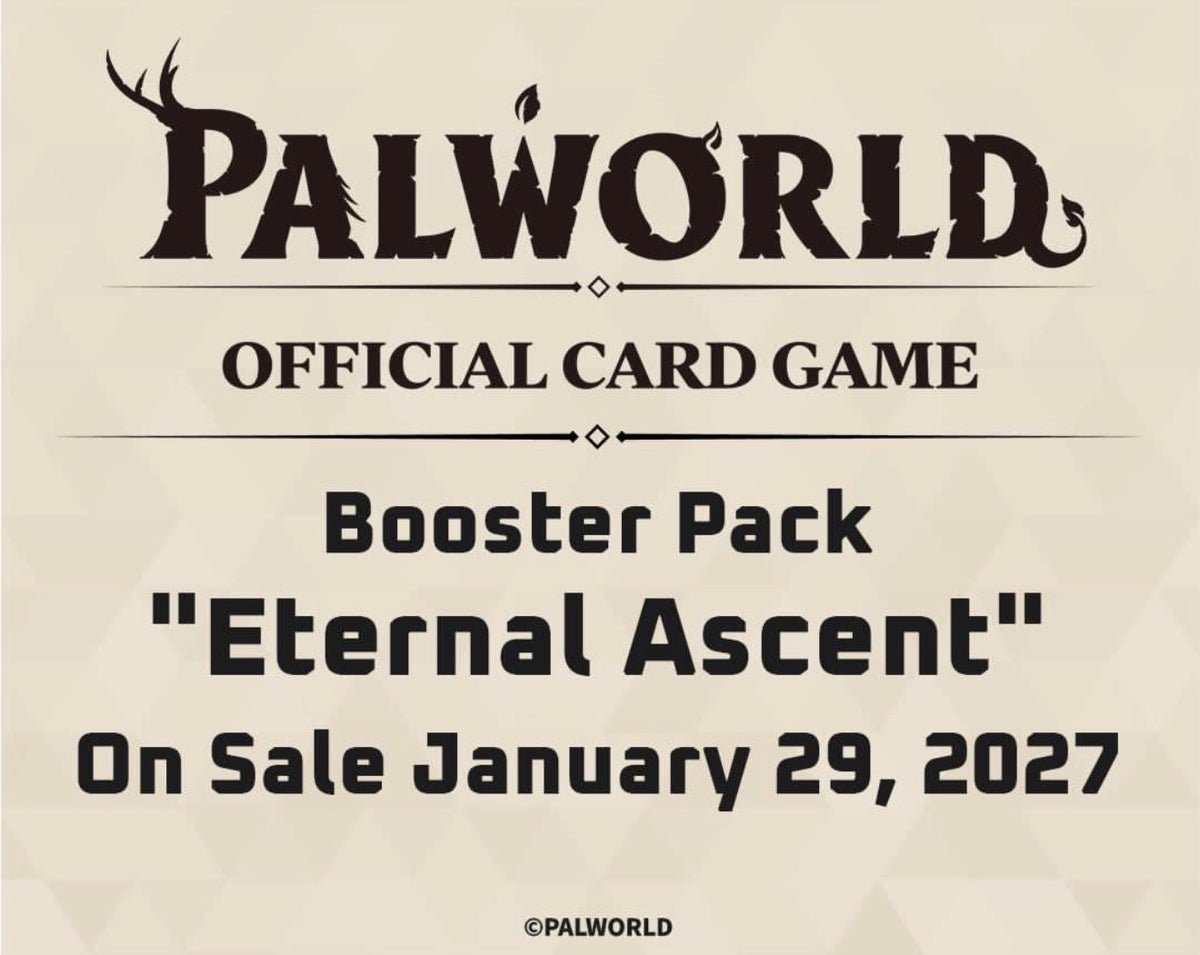 Palworld OFFICIAL CARD GAME — Booster Box “Eternal Ascent” (English) — Pre-Order