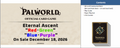 Palworld OFFICIAL CARD GAME – Eternal Ascent Trial Decks (Blue・Purple) Pre-Order | Releases December 18, 2026